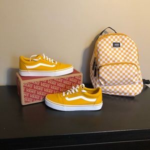 Women’s size 8.5 yellow vans